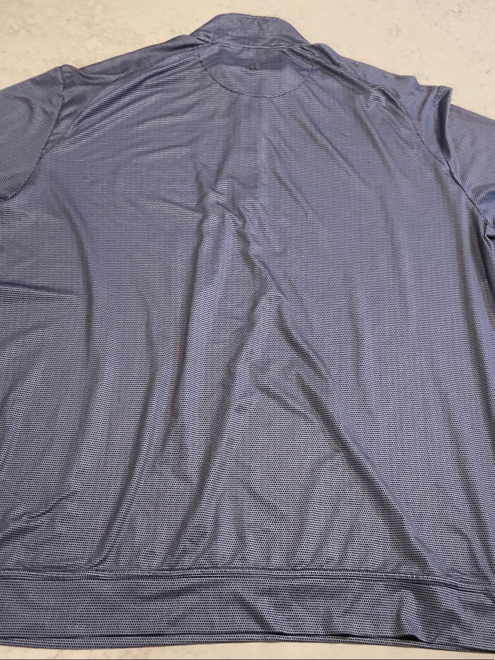 Johnny- O Men's Quarter-Zip Long Sleeve performance twilight Blue large NWOT - Picture 12 of 16